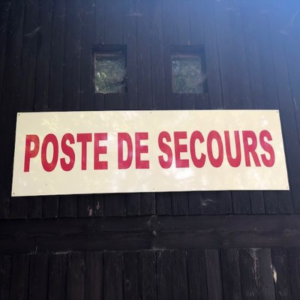 PANNEAU POSTE DE SECOURS SIGNALETIQUE EXTERIEUR